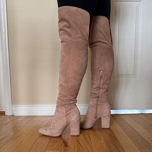 Louise et Cie Tan Over the Knee Boots